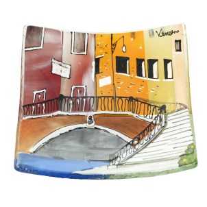 plate_venice_veiw_tribute_glass_artistic_original_murano_glass