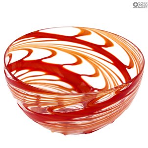 Bowl - Red Floyd - Vetro di Murano Originale OMG
