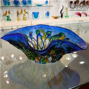 Sombrero Grande Onda - Centrotavola Soffiato - Original Murano Glass