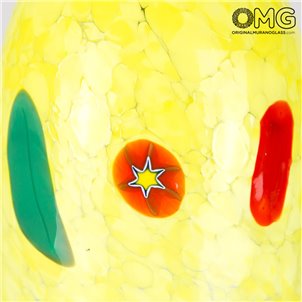 Sospensione Giallo - Millefiori - Original Murano Glass