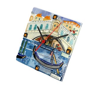 Reloj de mesa Rialto - Cristal de Murano original OMG