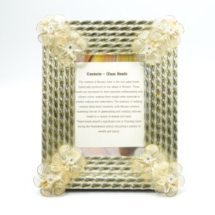 Marco de fotos dorado estilo veneciano, elegante