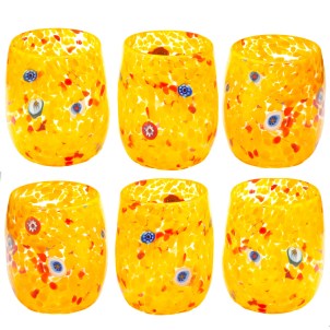 tumblers_yellow_glassware_safari_original_murano_glass