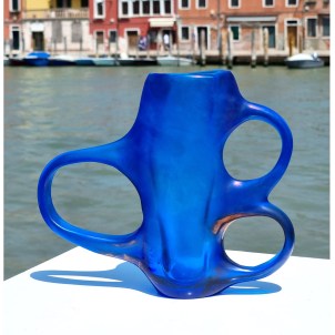 Vase Ansa lightblue - Original Murano Glass OMG