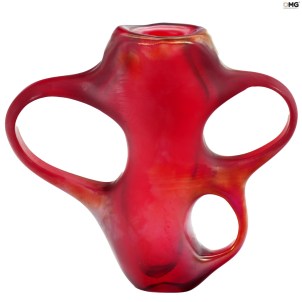 Vase Ansa Red - Original Murano Glass OMG