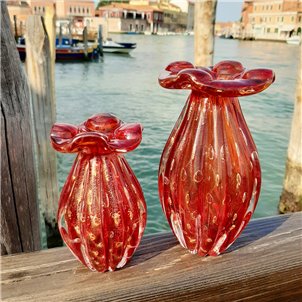 Vaso Fashion 60s - Rosso - Original Murano Glass OMG®