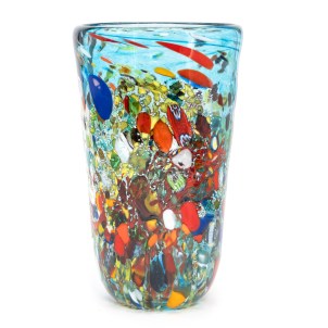 Vaso Icam - azzurro - Original Murano Glass OMG