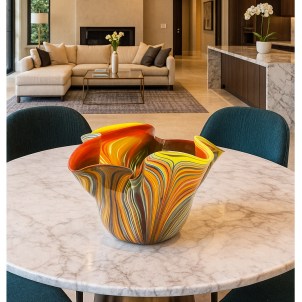 Cuenco centro de mesa Missoni - multicolor - Vidrio de Murano original OMG®