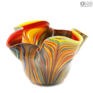 Cuenco centro de mesa Missoni - multicolor - Vidrio de Murano original OMG®