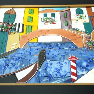 Scorcio - Quadro in Vetro - Fatto a Mano