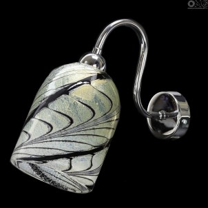 Lampada da muro Twister - Vetro di Murano originale