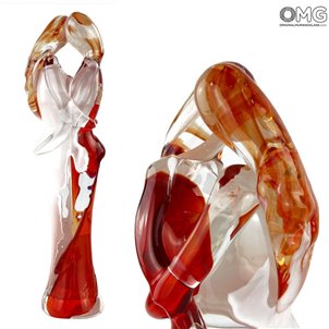 Escultura «Sbruffi Lovers» - OneLove - Vidrio de Murano original