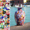 Jarrón Millefiori Mix - Vidrio de Murano original OMG