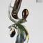 Dance - Sculpture in chalcedony - Original Murano glass OMG