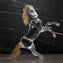 Cavallo rampante in vetro cristallo -  Con dettagli in foglia oro 24 kt - scultura -