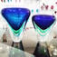 Vaso Cobra Blu Sommerso - Vetro di Murano