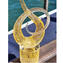 Nodo di amore - Scultura esclusiva - Oro 24 carati in vetro di Murano
