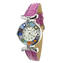 Orologio da polso Millefiori - cinturino viola - vetro di Murano Originale OMG