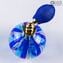 Atomizador de perfume azul aventurina - Varios tamaños y colores - Cristal de Murano