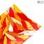 Piatto Nuance Lungo - Rosso - Vetro di Murano Originale OMG