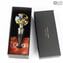 Tapón para botella Mix Millefiori redondo - Vidrio de Murano original OMG® + caja de regalo