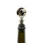 Bottle Stopper Black and White Round - Original Murano Glass OMG® + Gift Box