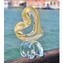 Heart - Sculpture with Gold - Original Murano Glass