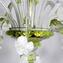 Venetian Chandelier Rosetto White Green - Original Murano Glass
