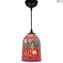 Spicy - Lampada a sospenione in vetro di Murano - diversi colori disponibili
