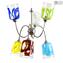 Chagall  Chandelier - Hanging Lamp 6 lights - Original Murano Glass