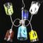 Chagall  Chandelier - Hanging Lamp 6 lights - Original Murano Glass