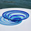 Plato azul Cannes - Cristal de Murano original OMG