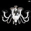Venetian Chandelier Montecarlo Bianco - Pastorale - Original Murano Glass
