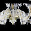 Venetian Chandelier 12 lights Cimiero crystal and gold - Rezzonico - Murano Glass