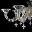 Venetian Chandelier 12 lights Cimiero crystal and gold - Rezzonico - Murano Glass