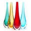 Vaso Viper - celeste - Sommerso - Vetro di Murano Originale OMG