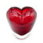 Vaso Cuore - Rosso Sommerso - Vetro di Murano Originale OMG