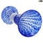 Coppa Giglio Reale - Blu - Vetro di Murano Originale OMG
