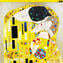 El beso - Homenaje a Klimt - Original - Murano - Cristal - ¡Vaya!
