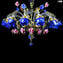 Venetian Chandelier Rosetto Firenze - 12 lights - Original Murano Glass