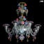 Venetian Chandelier Galileo - Classic - Murano Glass - 8 lights - Original Murano Glass OMG