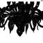 Venetian Chandelier - Corvo black - 12 ligths - Original Murano Glass OMG 