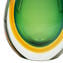 Vase Swallow - Green Amber Sommerso - Original Murano Glass OMG
