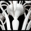 Venetian Chandelier Orseolo - white - Original Murano Glass
