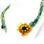 Sunflower - Ethnic Necklace - Venetian Beads - Original Murano Glass OMG