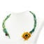Sunflower - Ethnic Necklace - Venetian Beads - Original Murano Glass OMG
