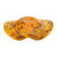 Plate Centerpiece with avventurina - Orange - Original Murano Glass OMG