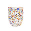 Juego de vasos - Pointillisme Multicolor - Vidrio de Murano original