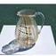 Pitcher strips and silver leaf - Original Murano Glass OMG
