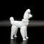 Caniche blanco - Perro - Vidrio de Murano original OMG